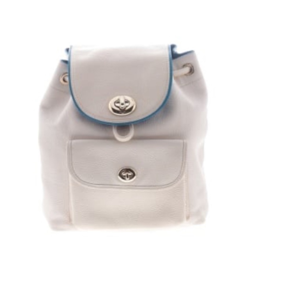 Coach Backpack | White with Colorblock